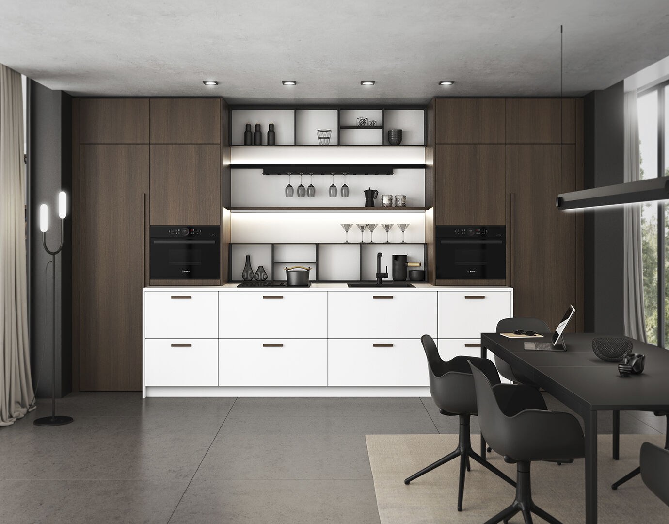 Maatwerk keuken in eikenhout